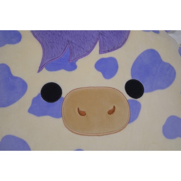 Squishmallows 16" Conway The Purple Spotted Highland Cow Plush NWT - Picture 3 of 11